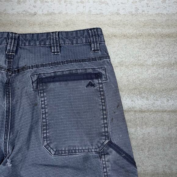 Vintage Y2K Ridge Cut Carpenter Pants 38x32 Relaxed Fit Iron Grey Double Knees - Picture 3 of 6